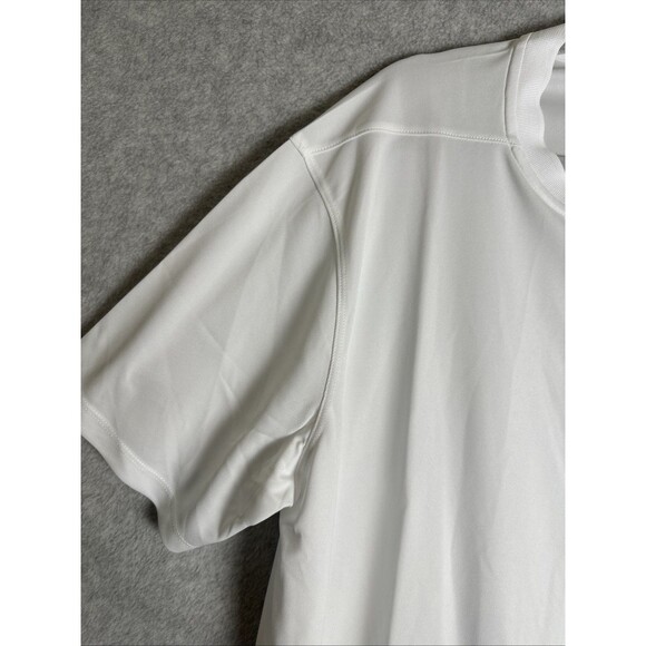 Nike Dri-Fit Victory Men's Blade Collar Golf Polo White Size X-Large Swoosh Logo - Picture 2 of 8